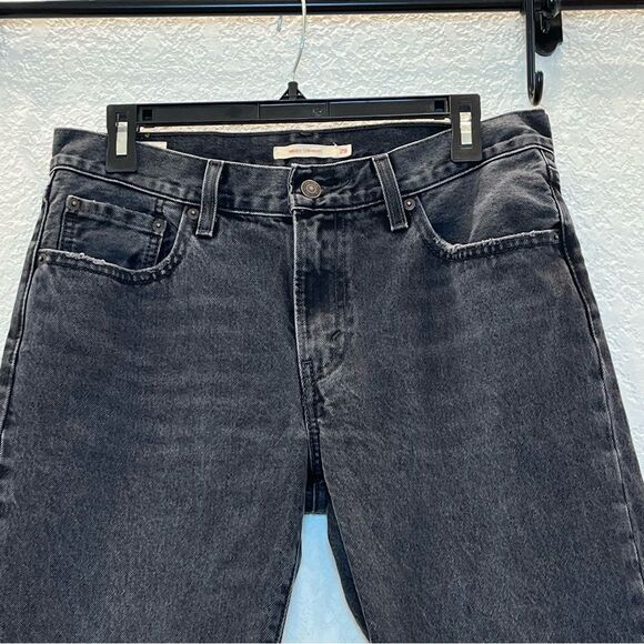 Levi's Premium Middy Straight Jeans in No Service Black size 29 - Picture 4 of 16